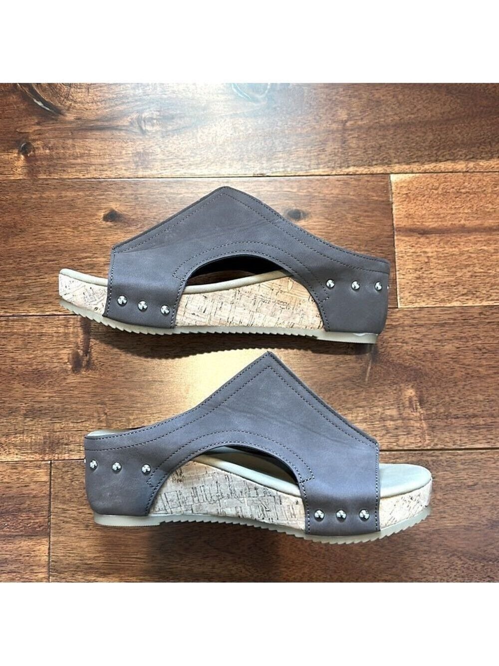 Brown Wedge Sandals Size 41 - Picture 4 of 5